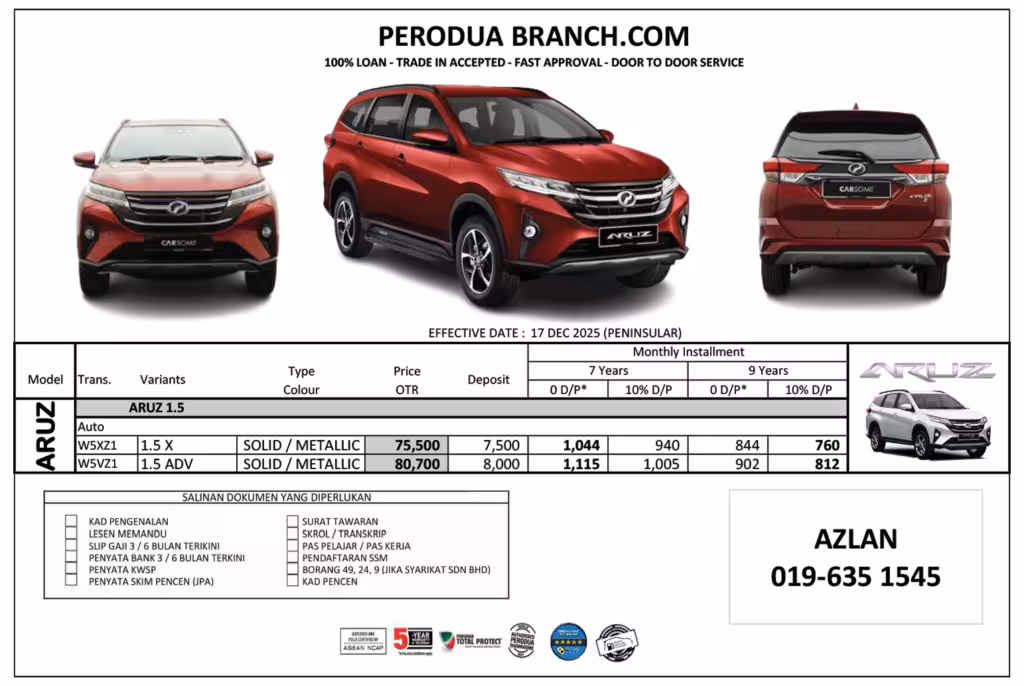 harga aruz