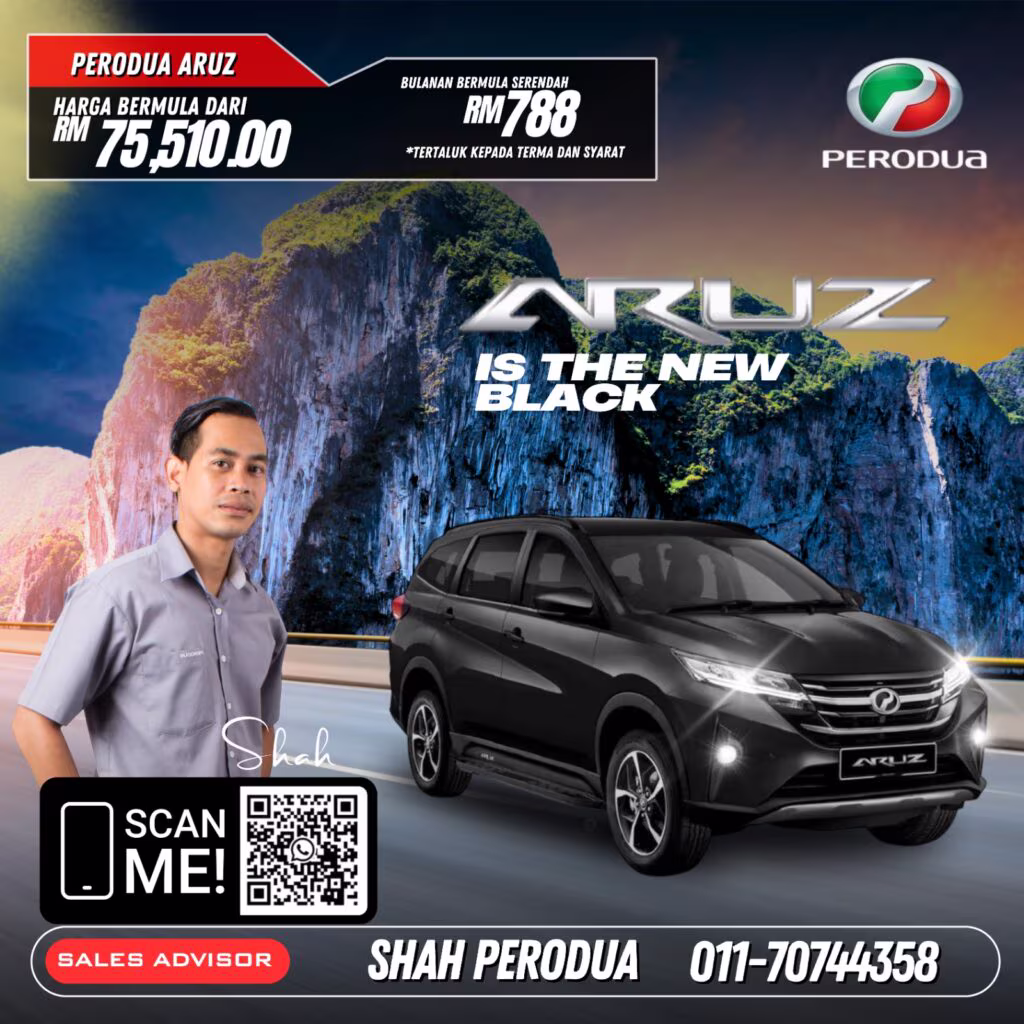 Harga Perodua Aruz - Perodua Branch Online