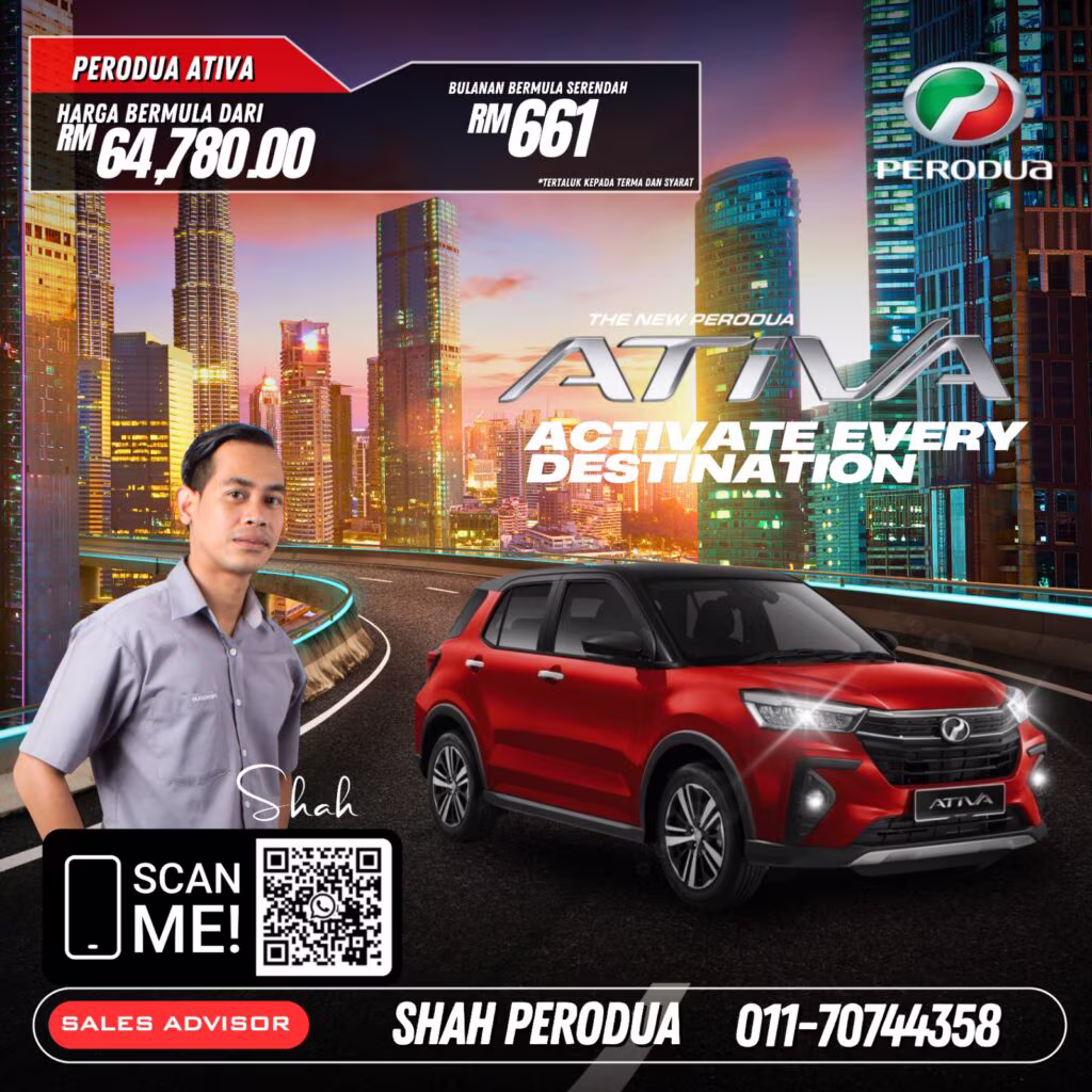 Harga Perodua Ativa - Perodua Branch Online